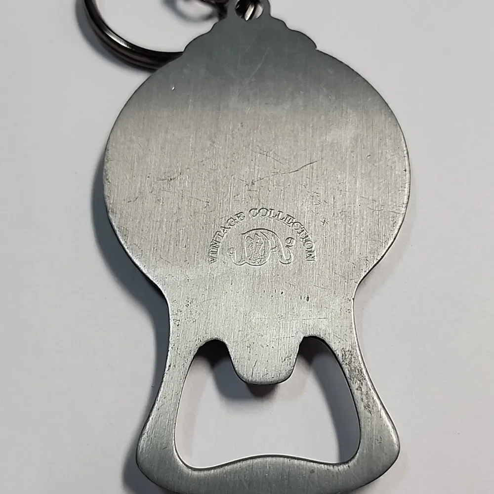 Vintage Collection Utah Silver Keychain Bottle Opener